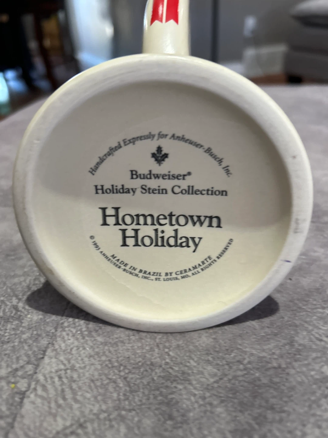 Budweiser Holiday Stein Collection Hometown Holiday Beer Mug