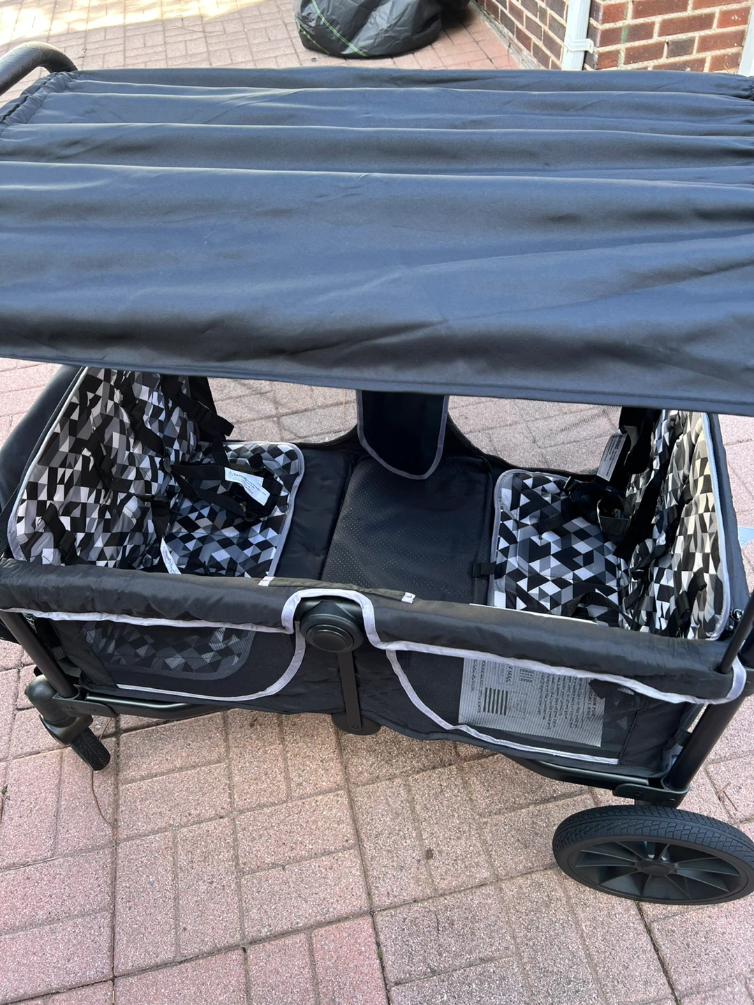 Black Double Stroller Wagon