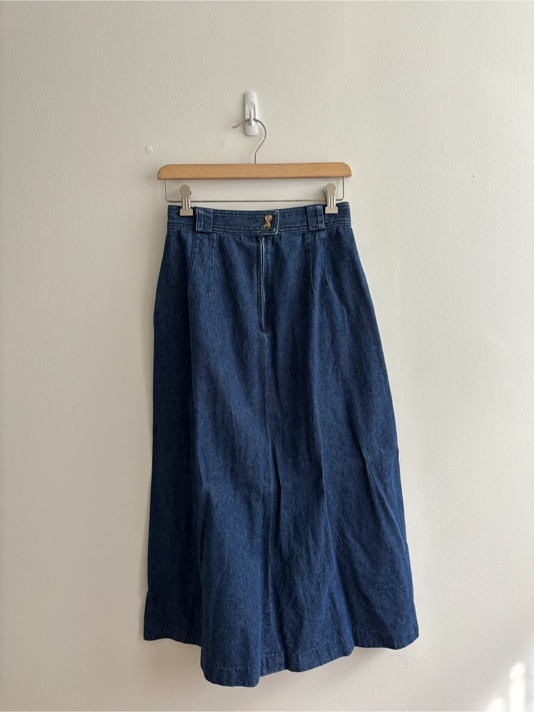Vintage denim midi skirt - photo 4