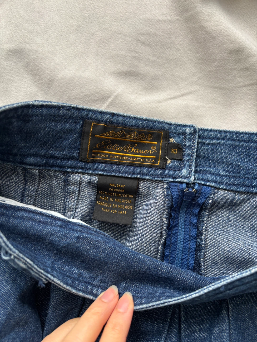 Vintage denim midi skirt - photo 3