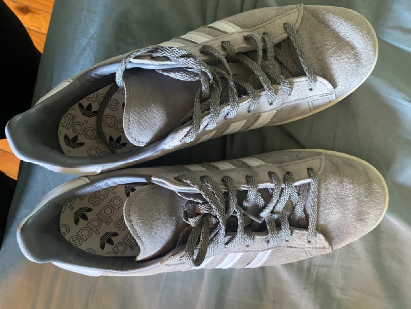 Adidas Campus Grey Suede Sneakers