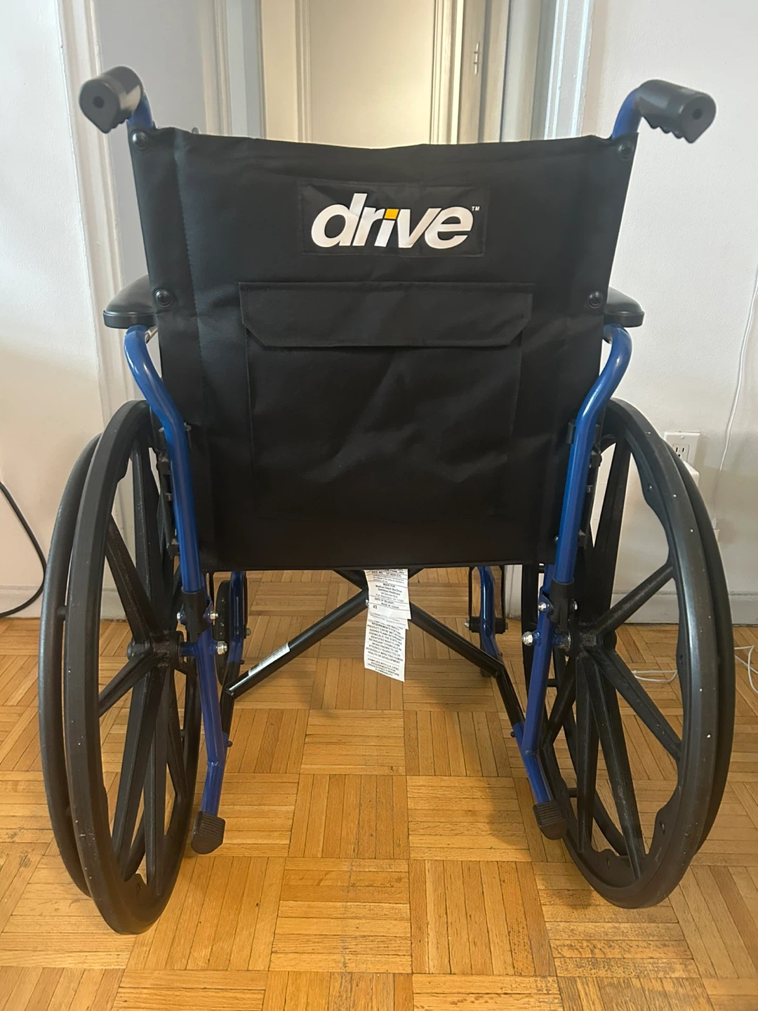 Drive Medical Blue Transport Wheelchair - photo 4