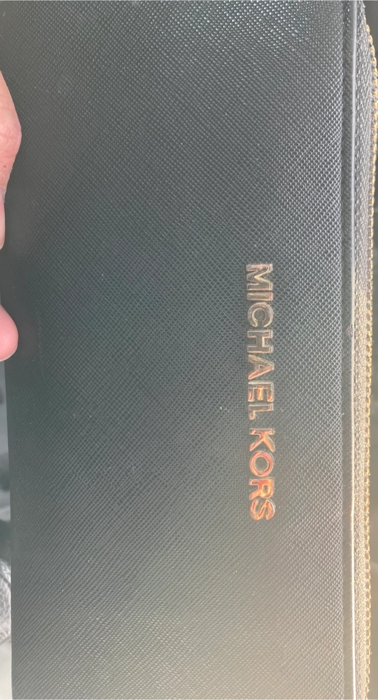 Michael Kors Black Zip Around Wallet
