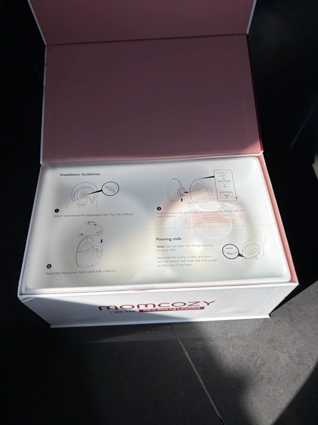 Momcozy M5 Wearable Double Electric Breast Pump - photo 2