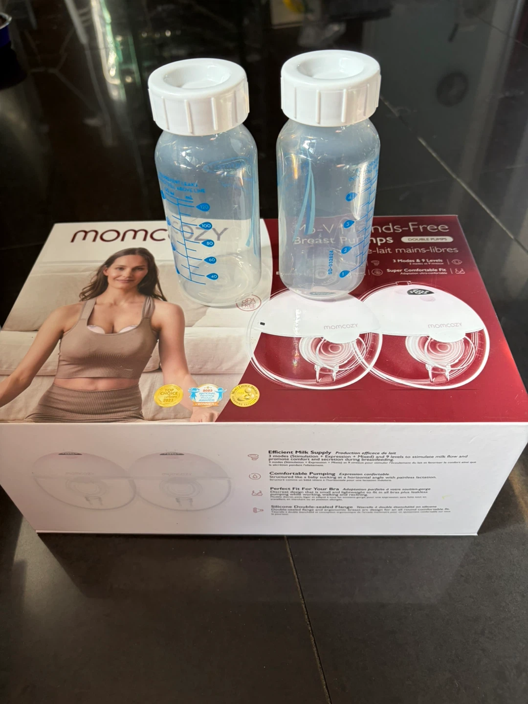 Momcozy M5-V Hands-Free Breast Pumps Double
