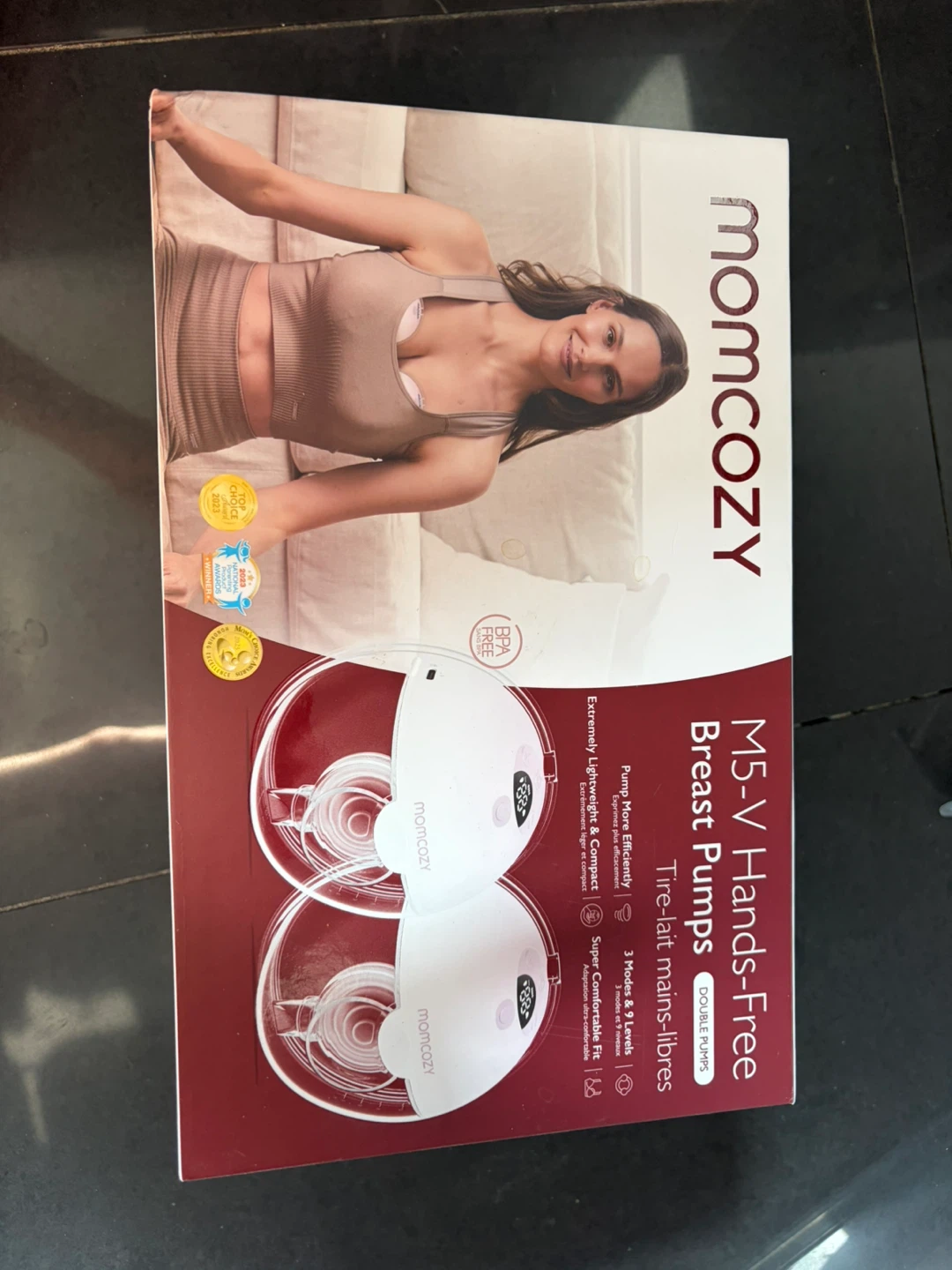 Momcozy M5-V Hands-Free Breast Pumps Double - photo 4