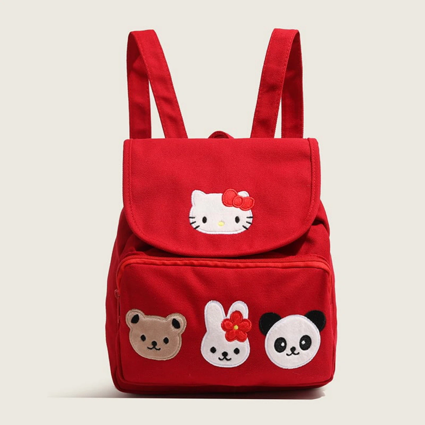 HELLO KITTY Red Retro Vintage Style Backpack Travel