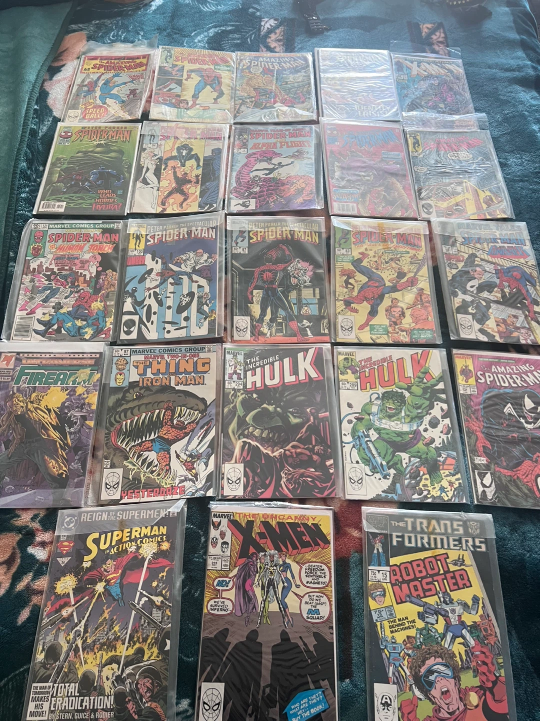 Collection of Marvel and Transformers Comic Books