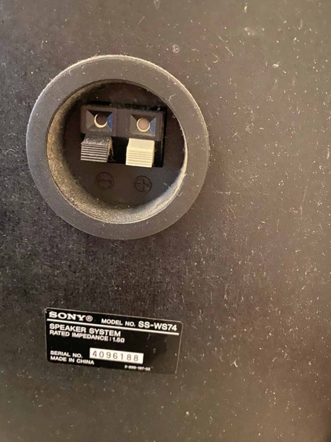 Sony SS-WS74 Speaker System - photo 3
