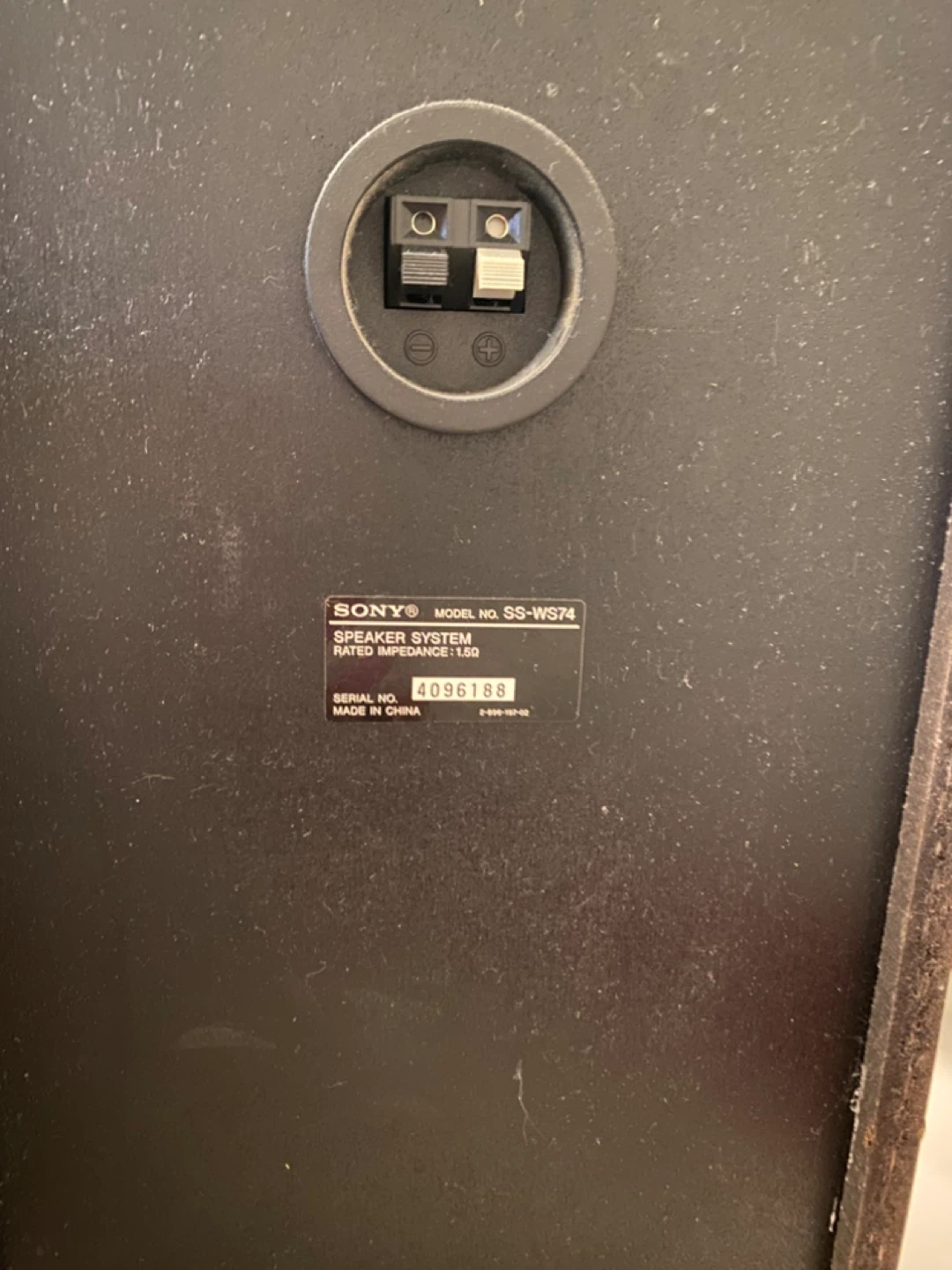 Sony SS-WS74 Speaker System - photo 2