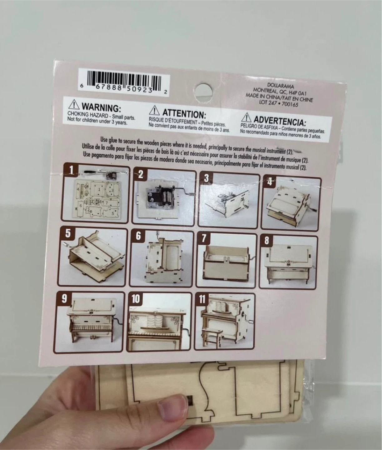 Make Your Own Wood Music Box Kit - photo 2