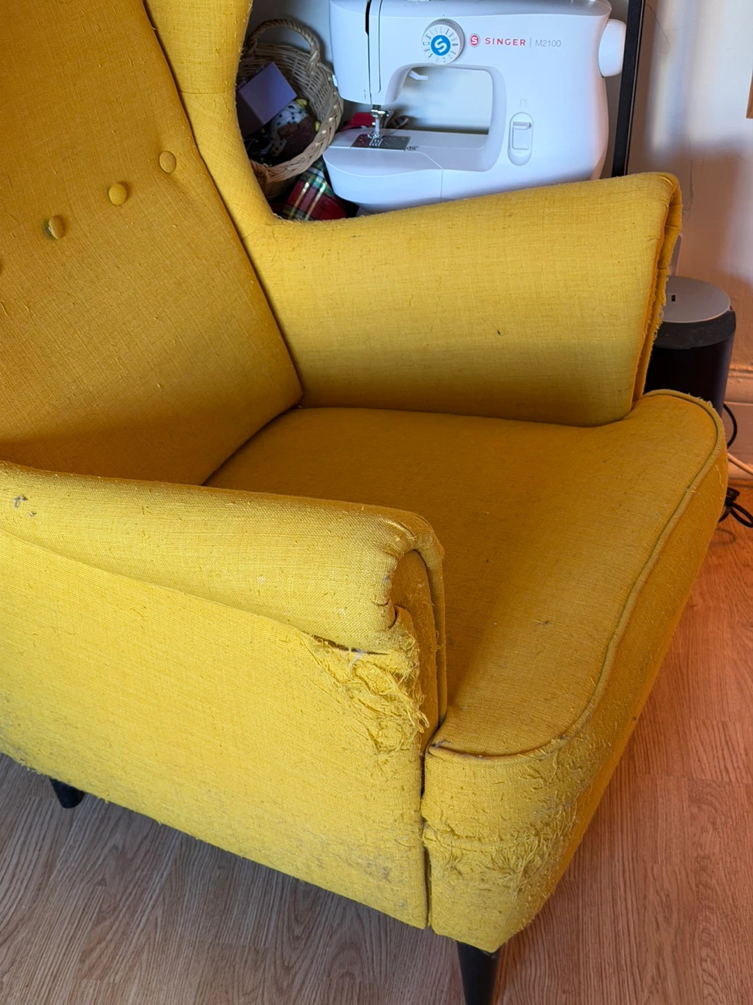 Ikea Strandmon Armchair (yellow) - photo 2