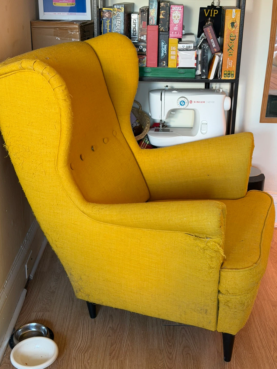 Ikea Strandmon Armchair (yellow) - photo 4