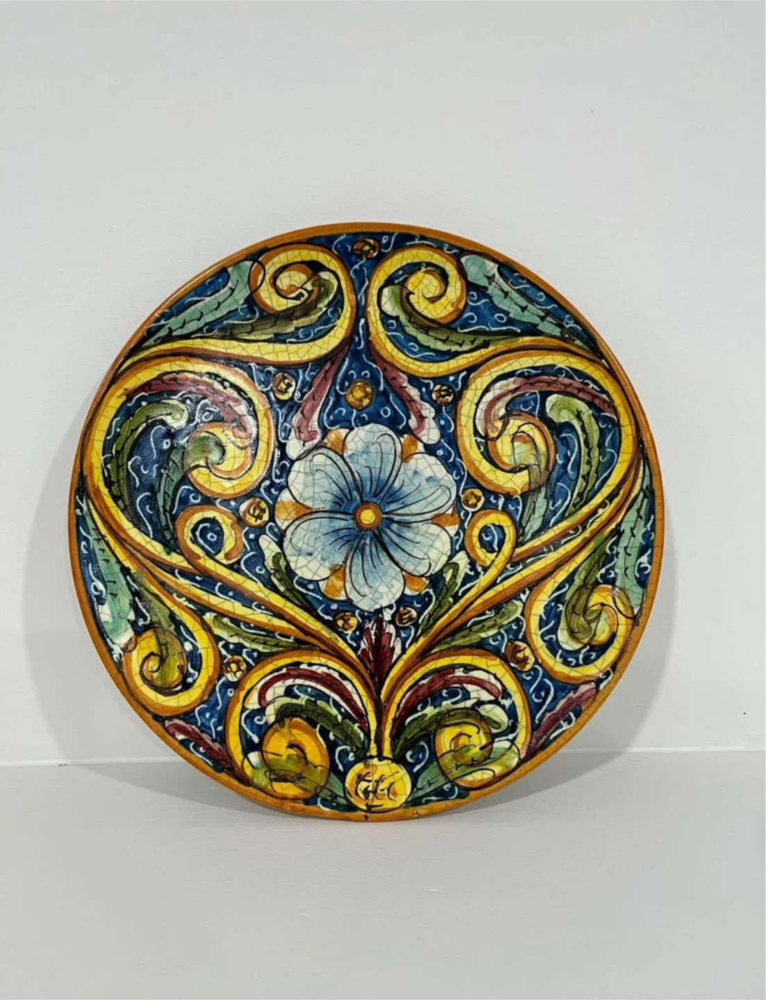 Hand-painted Ceramic Decorative Plate