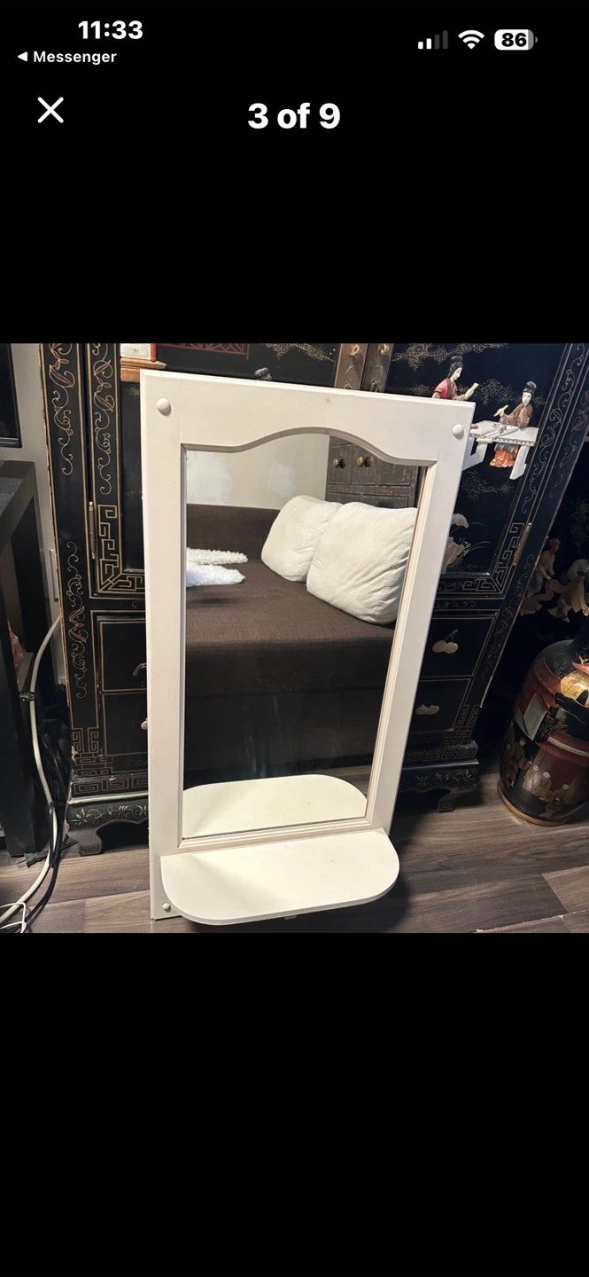 Wall Mirror with Shelf - photo 3