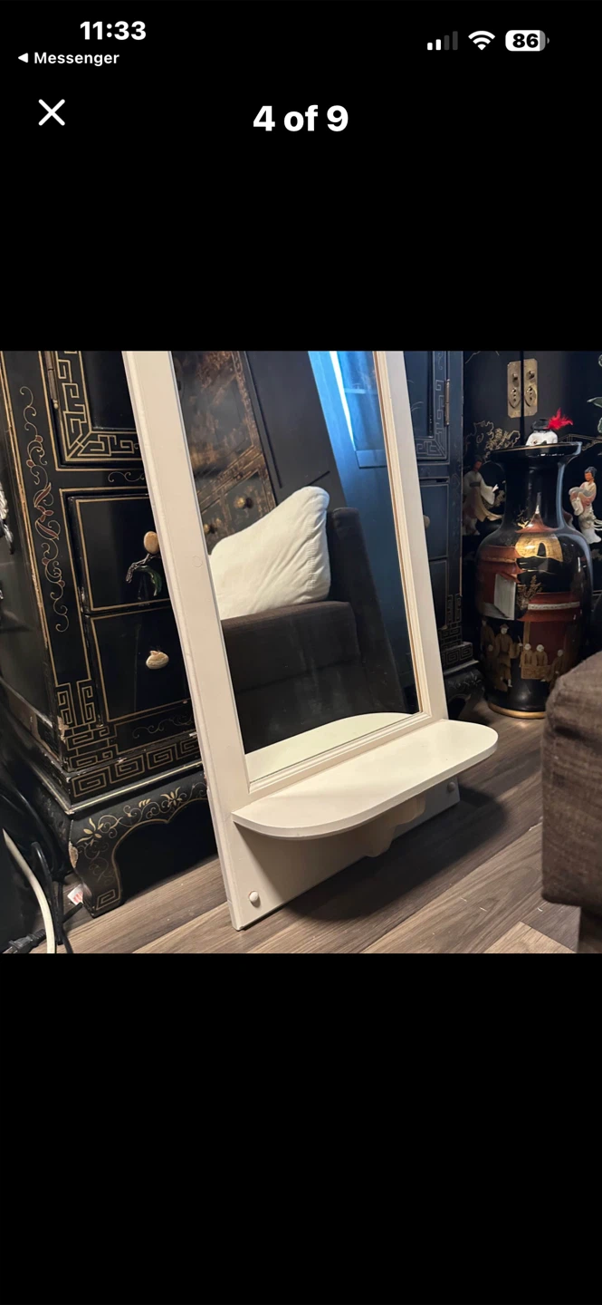 Wall Mirror with Shelf - photo 4