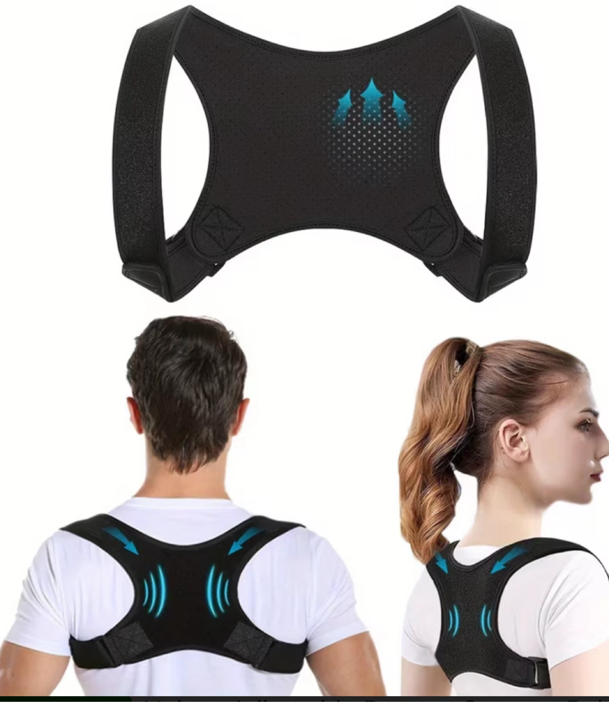 Adjustable Back Posture Corrector Brace