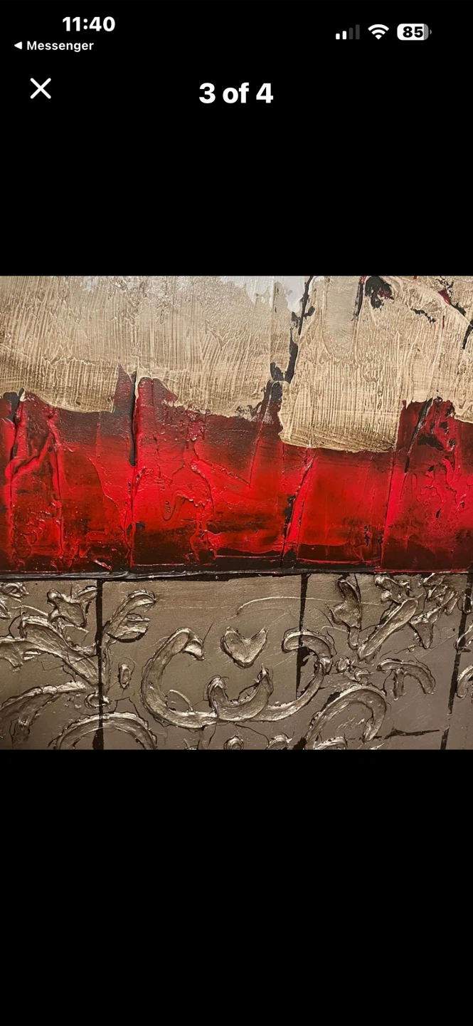 Textured Wall Art Canvas 48x48 - photo 3