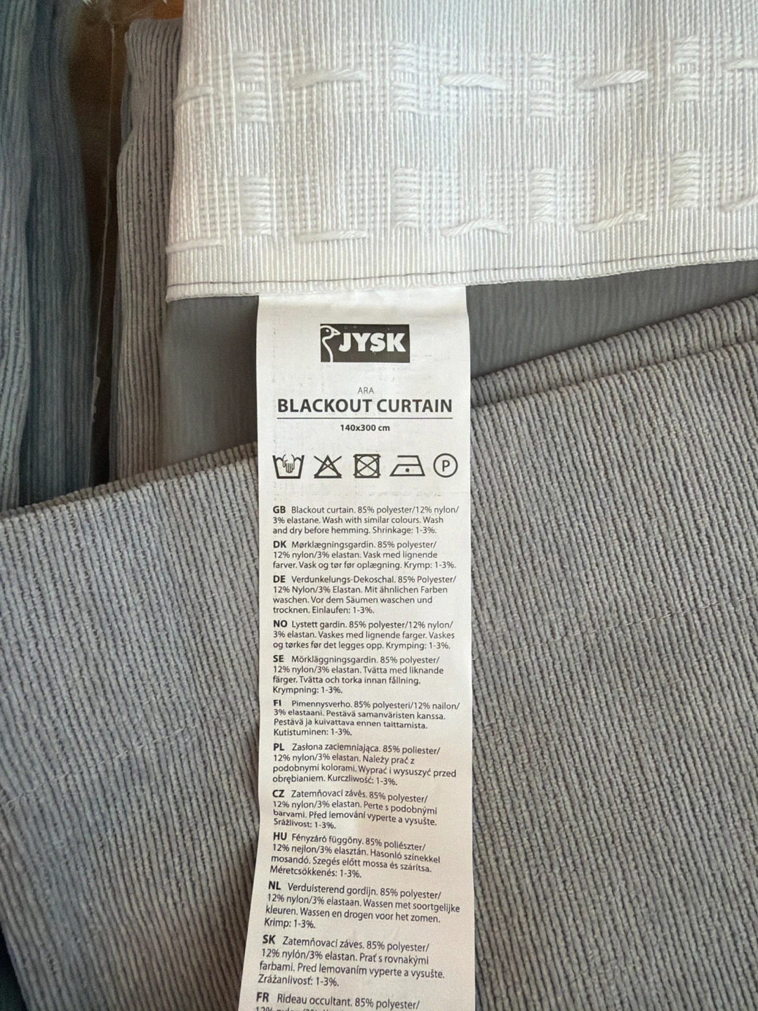 JYSK Blackout Curtains - Grey - photo 2