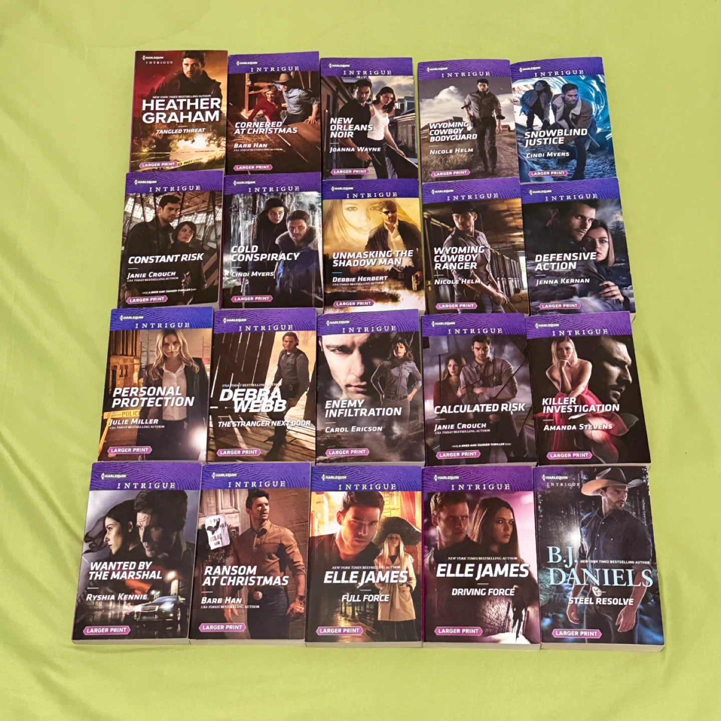 Lot of 82 Harlequin Intrigue Books - photo 3