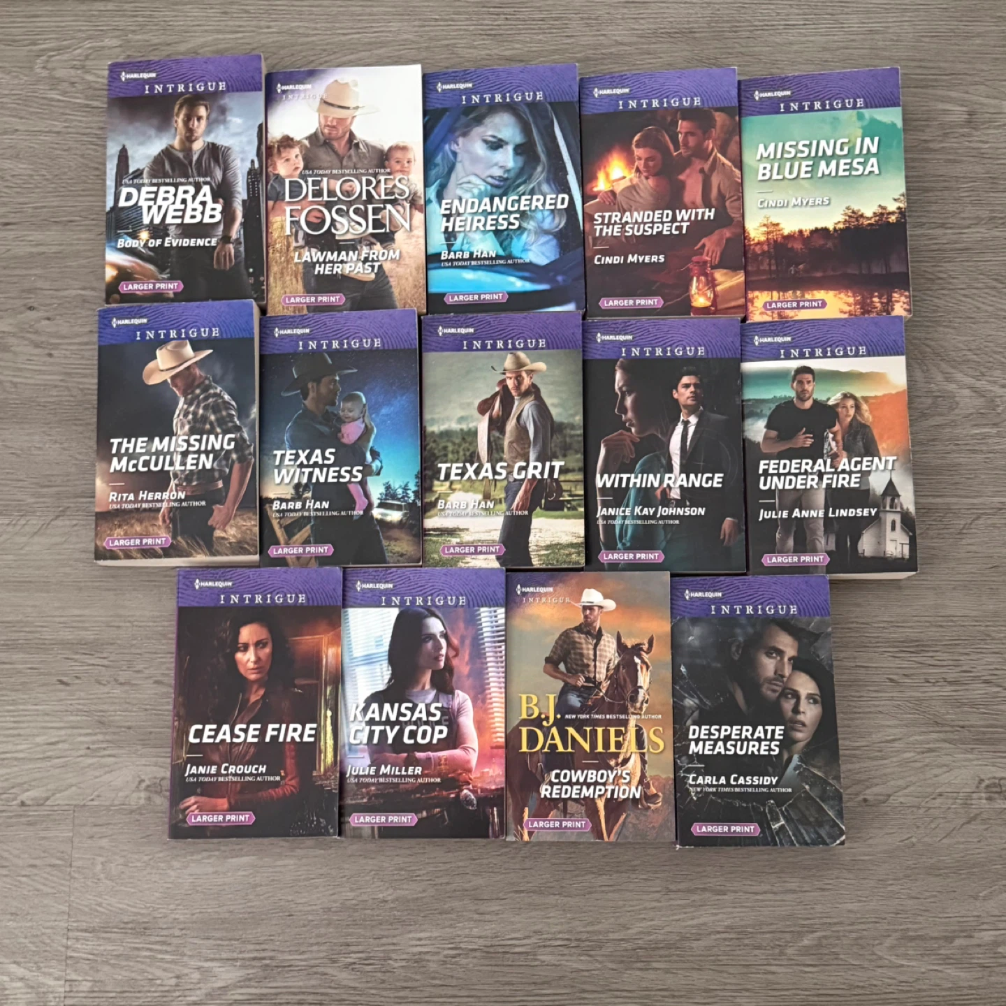 Lot of 82 Harlequin Intrigue Books - photo 2