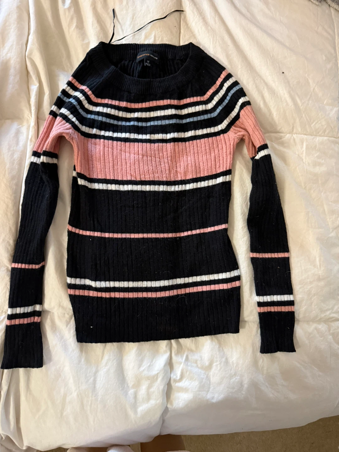 🥕Ambiance Apparel kids Striped Sweater - Size M - photo 2