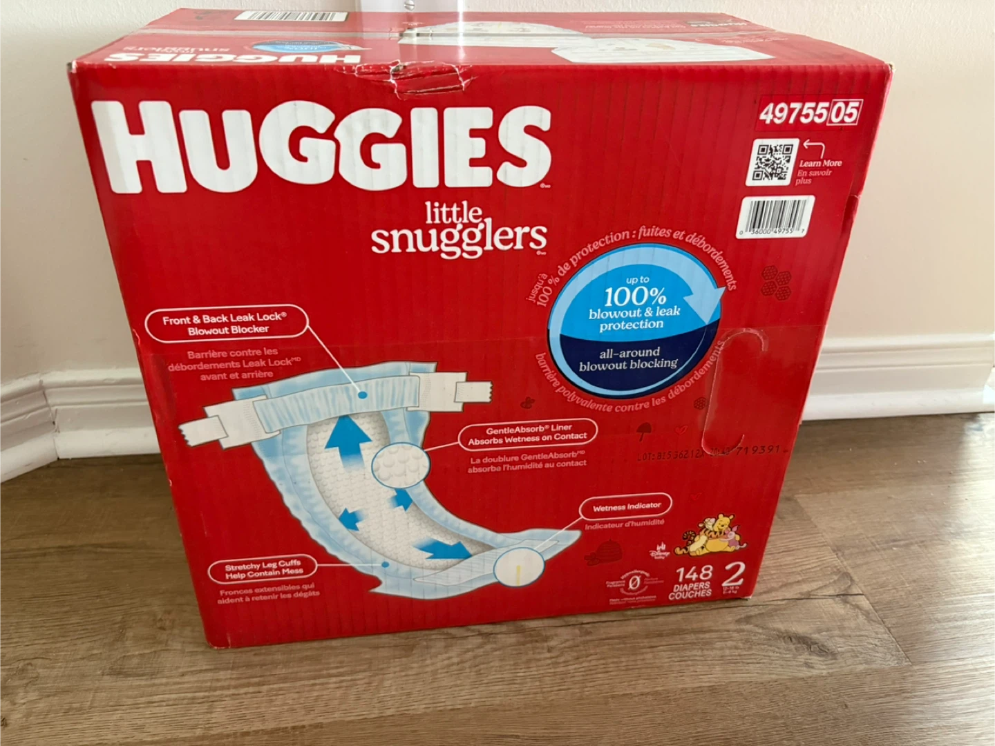 Huggies Little Snugglers Diapers Size 2