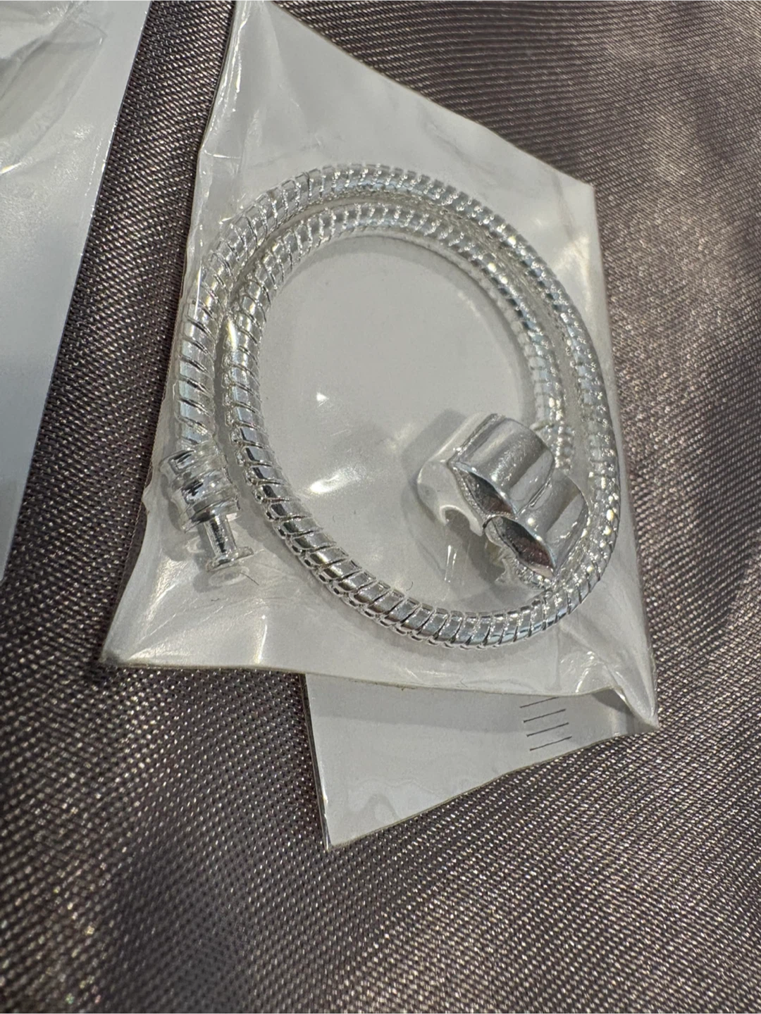 Silver Tone Charm Bracelet & earrings lot 3 - photo 3