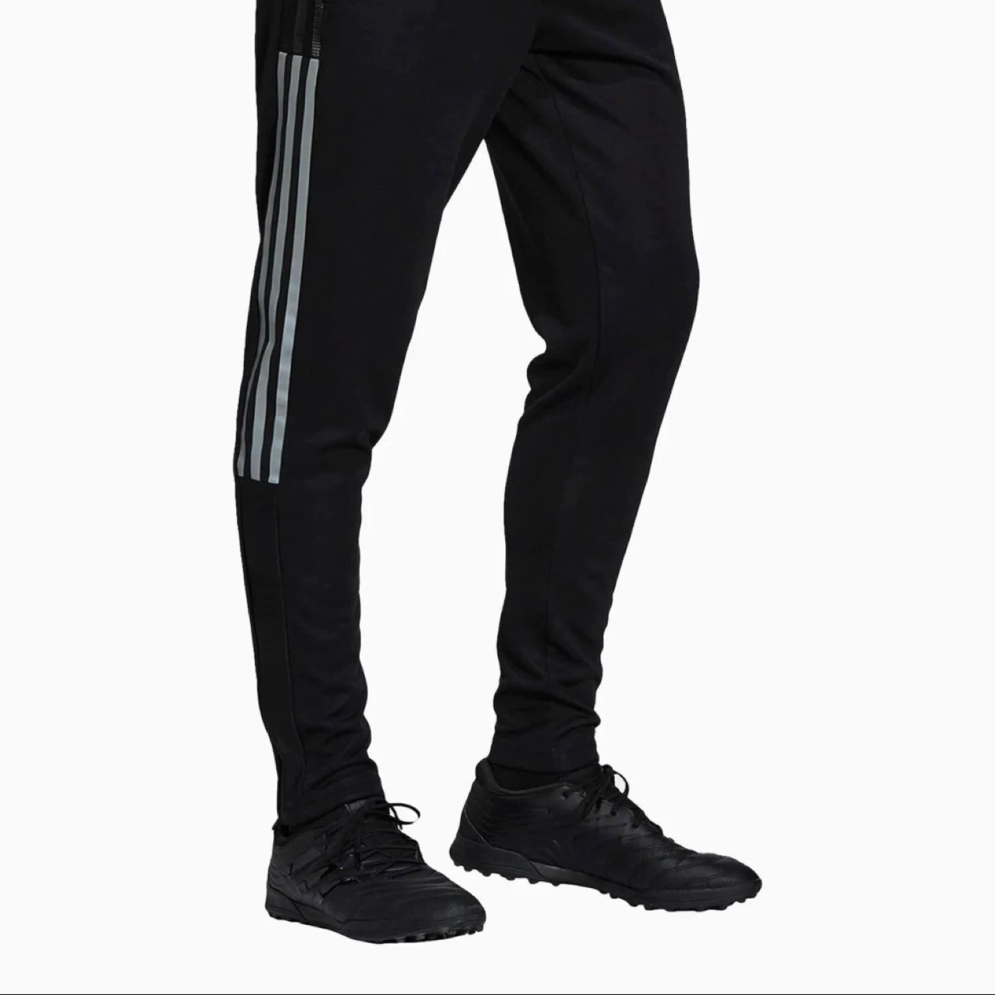 BRAND NEW Adidas Tiro Track Pants Black / Silver (Size M) - photo 2