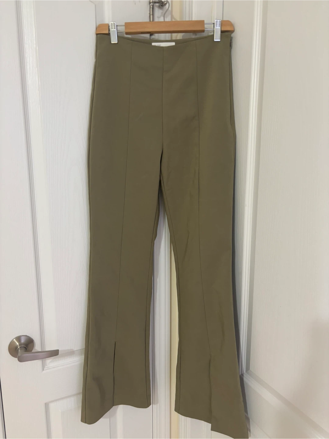 OAK + FORT Split Hem Flare Pants FCFS