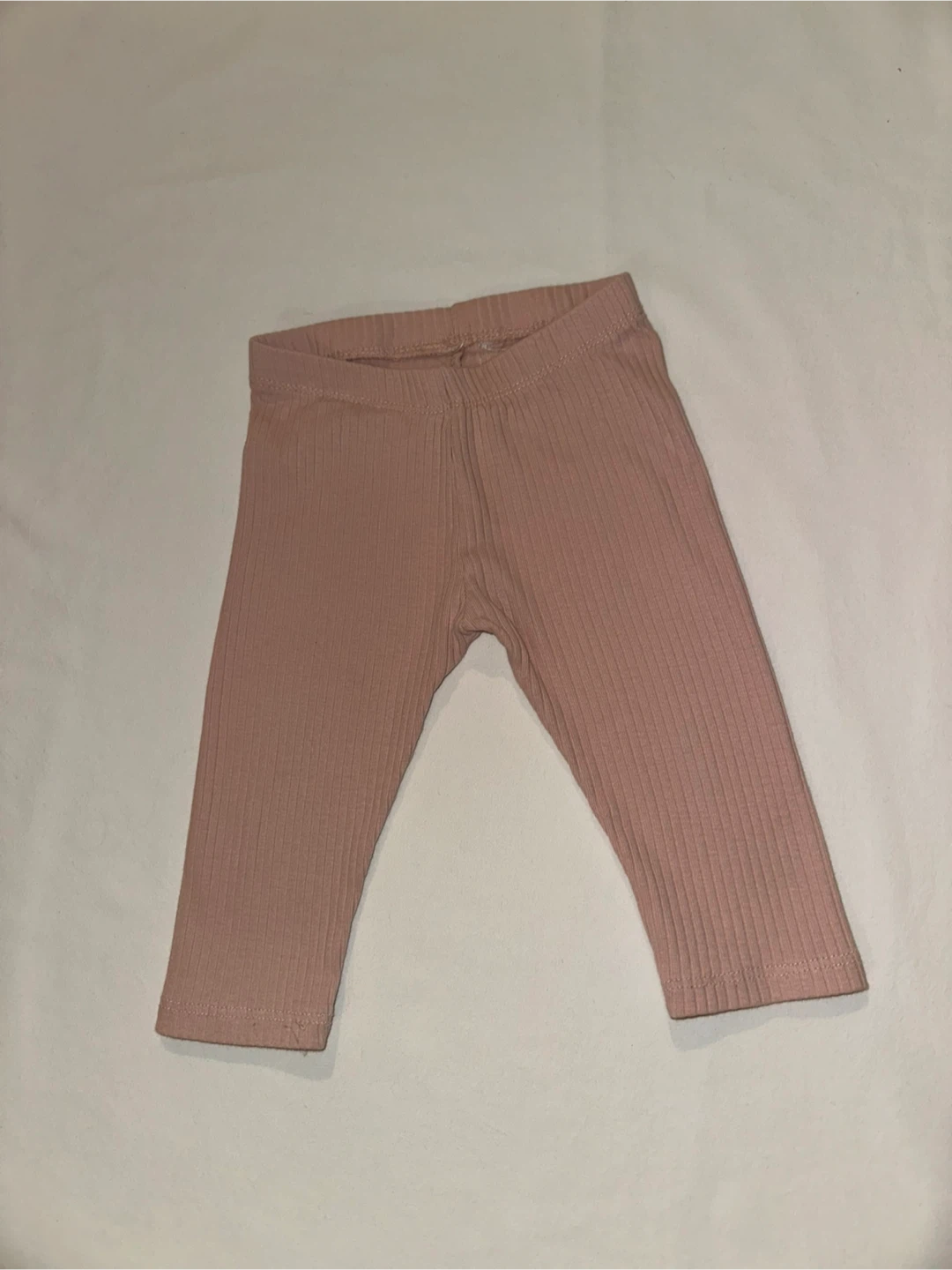 Pink Ribbed Baby Leggings  6-9 Months - photo 3