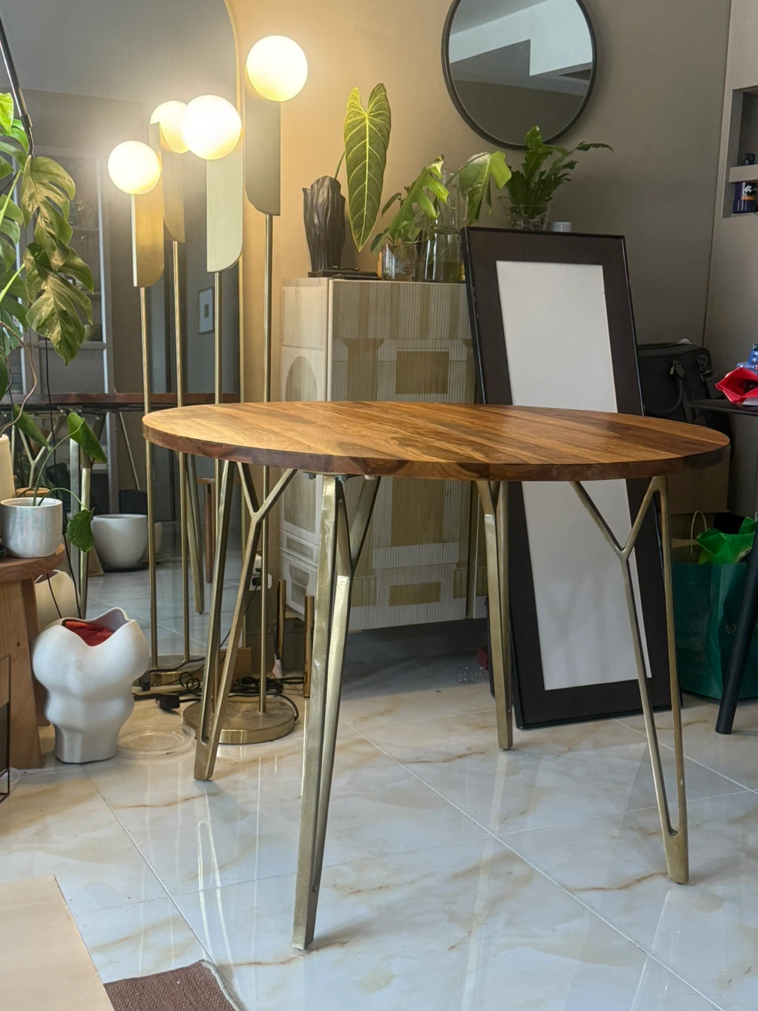 CB2 Dial Round Dining Table - photo 2