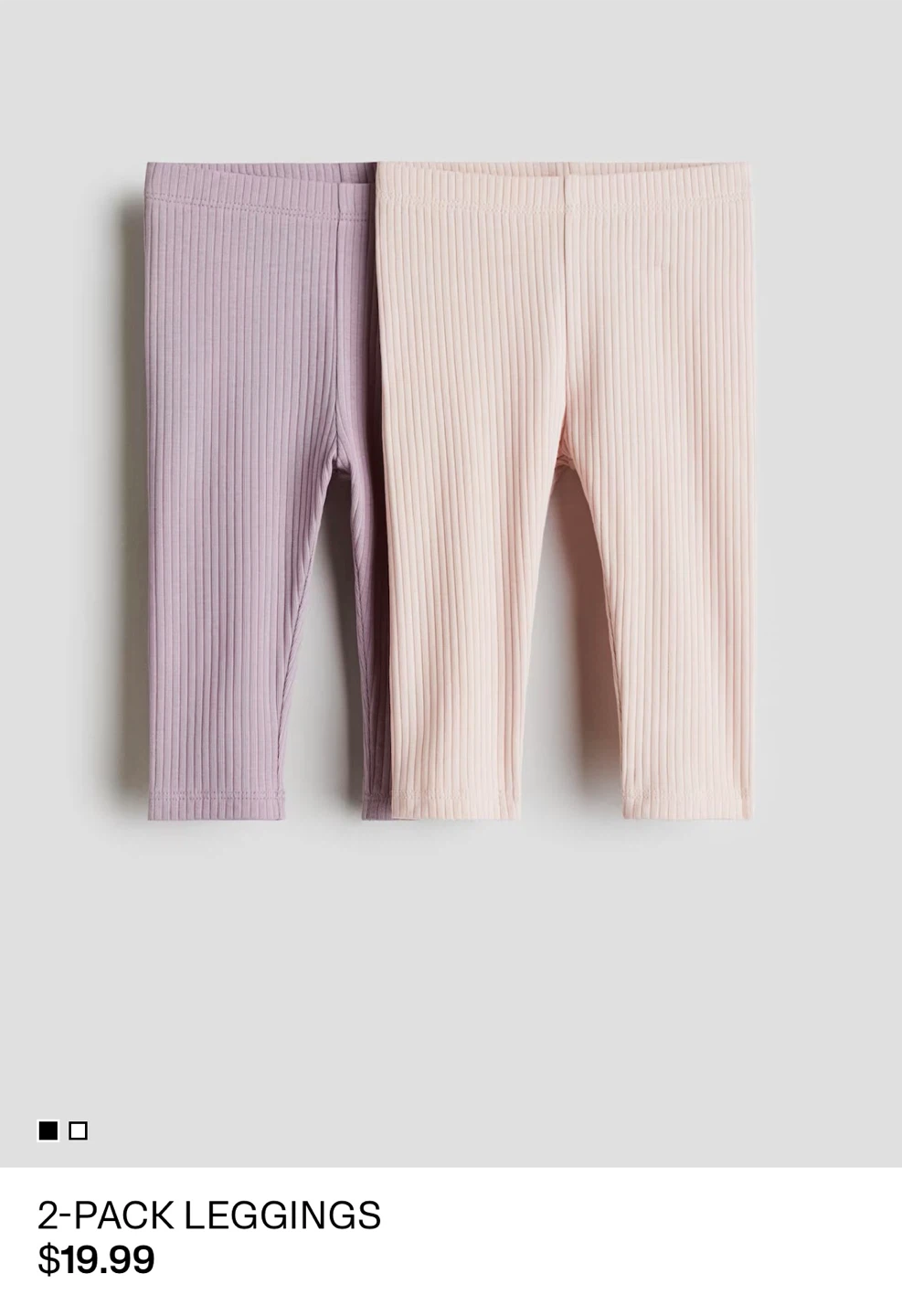 Pink Ribbed Baby Leggings  6-9 Months - photo 2