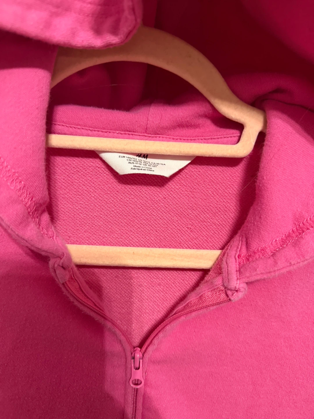 10-12 years Girls  H&M hooded zipper sweater - photo 2