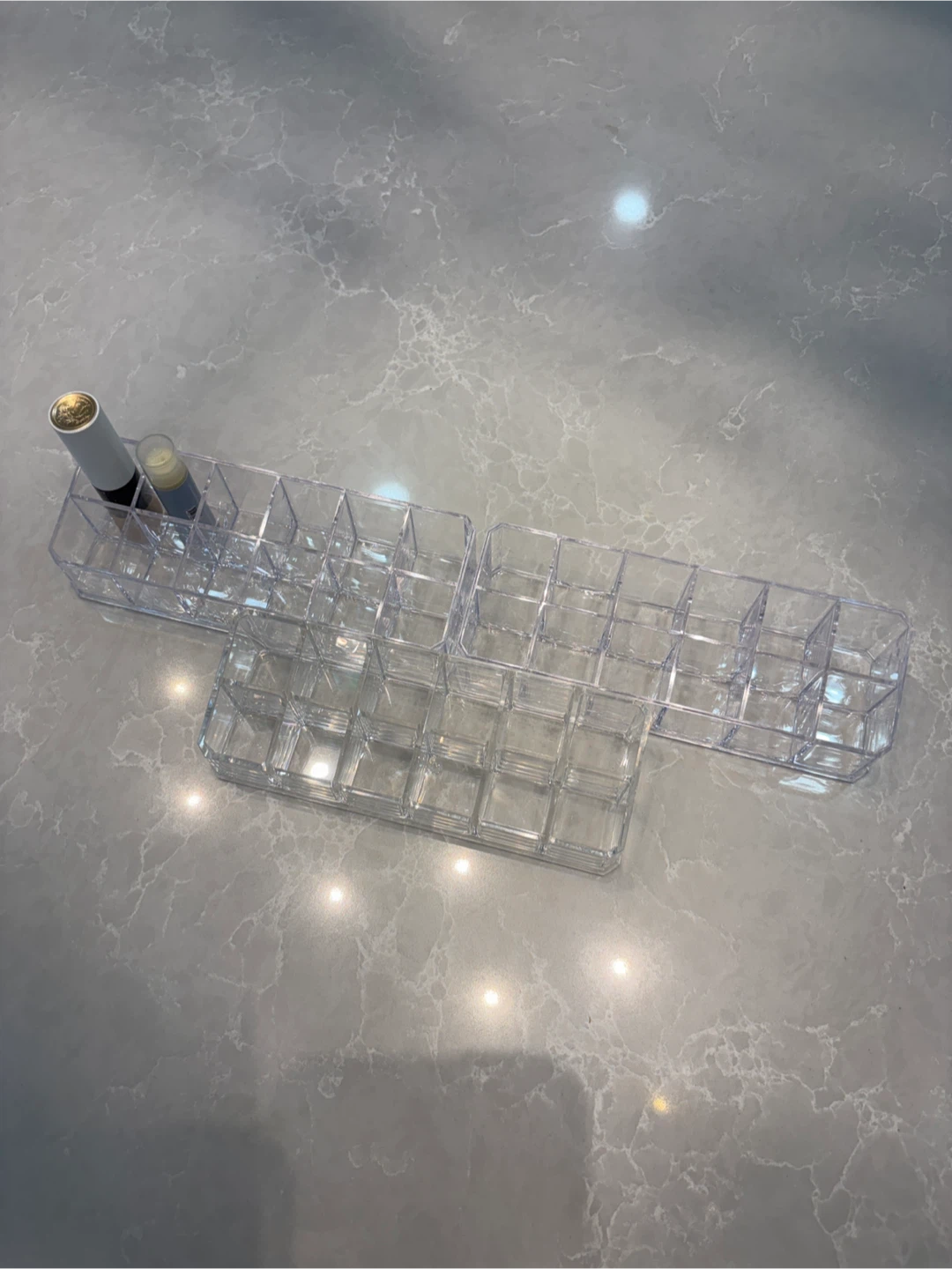 Clear Acrylic Makeup Organizer Lipstick Holder