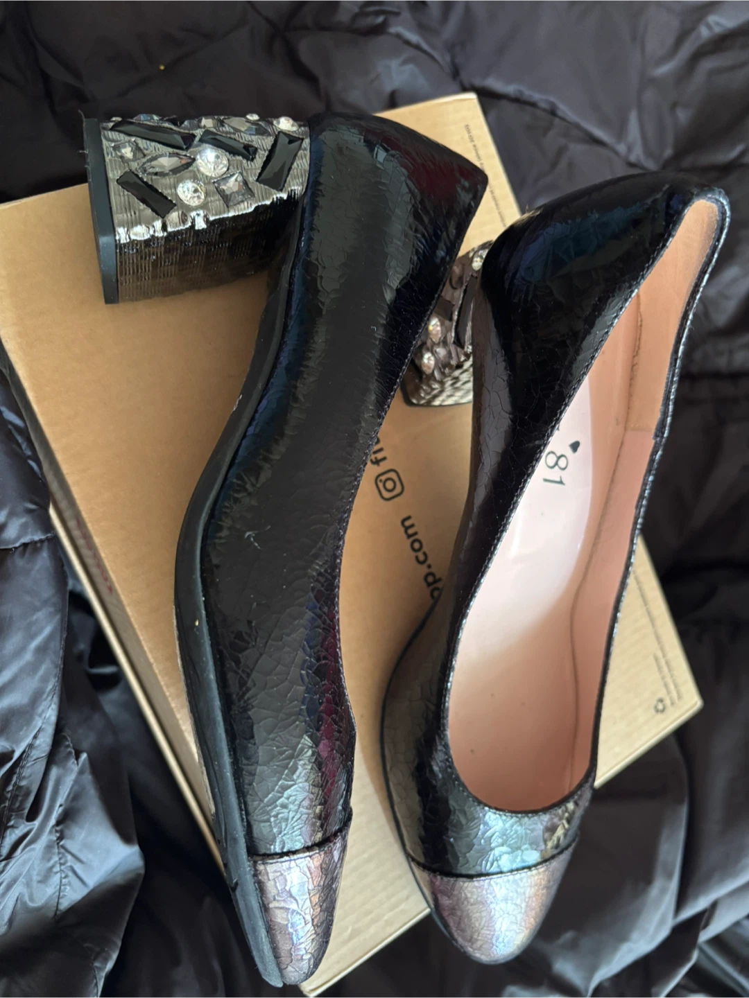 Ferca 81 Women's Black Heels Size 8 - photo 3