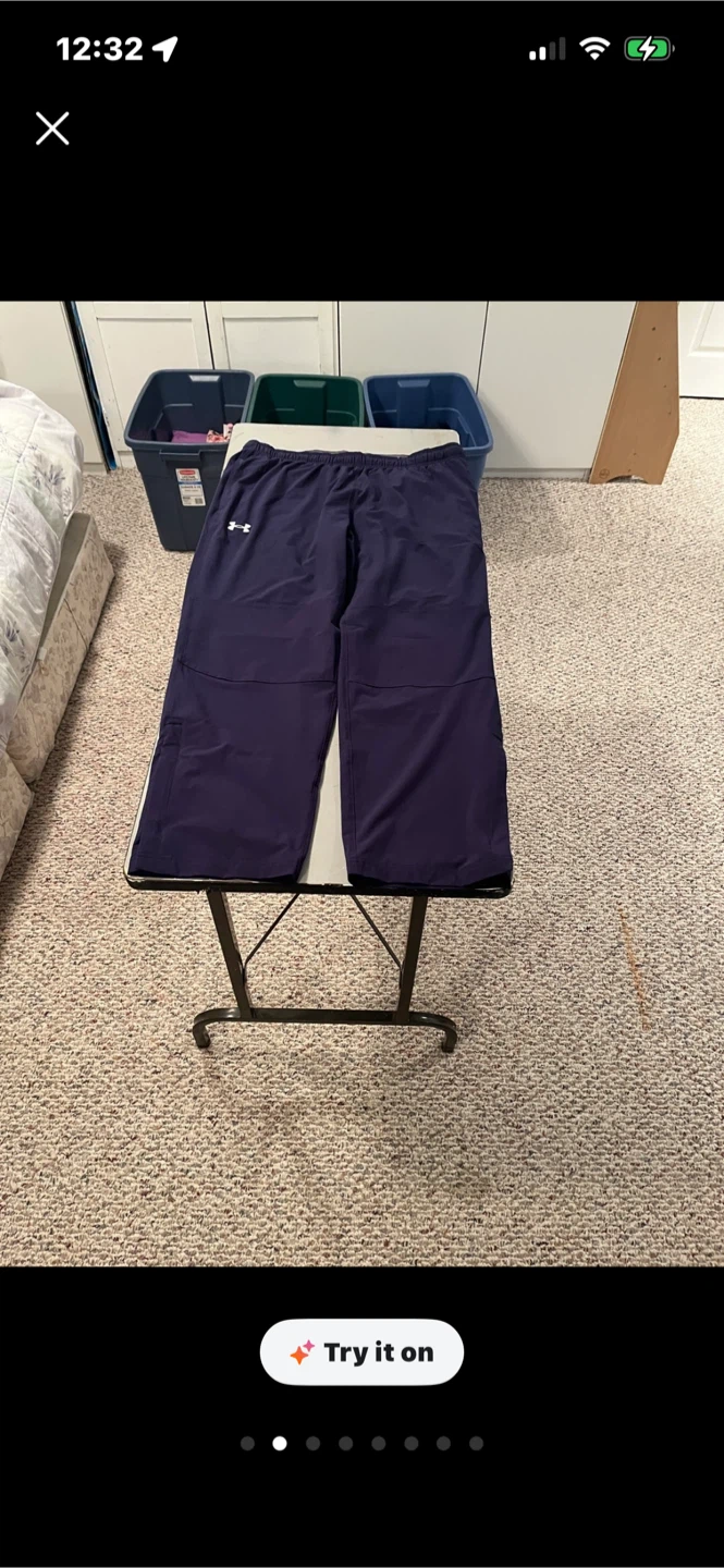 Under Armour Navy Blue Track Pants - photo 2