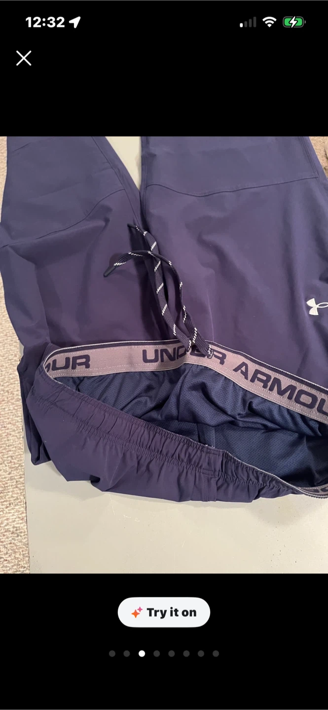 Under Armour Navy Blue Track Pants - photo 3