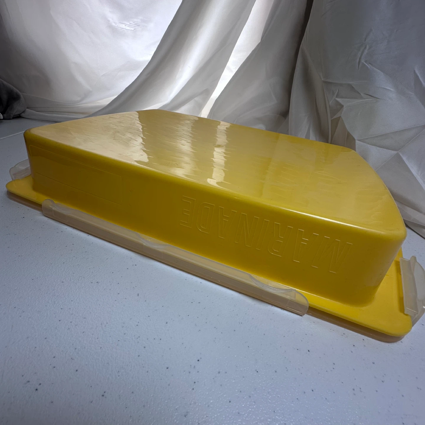 Marinade Tray and Snap Lid Set Yellow Party BBQ - photo 4