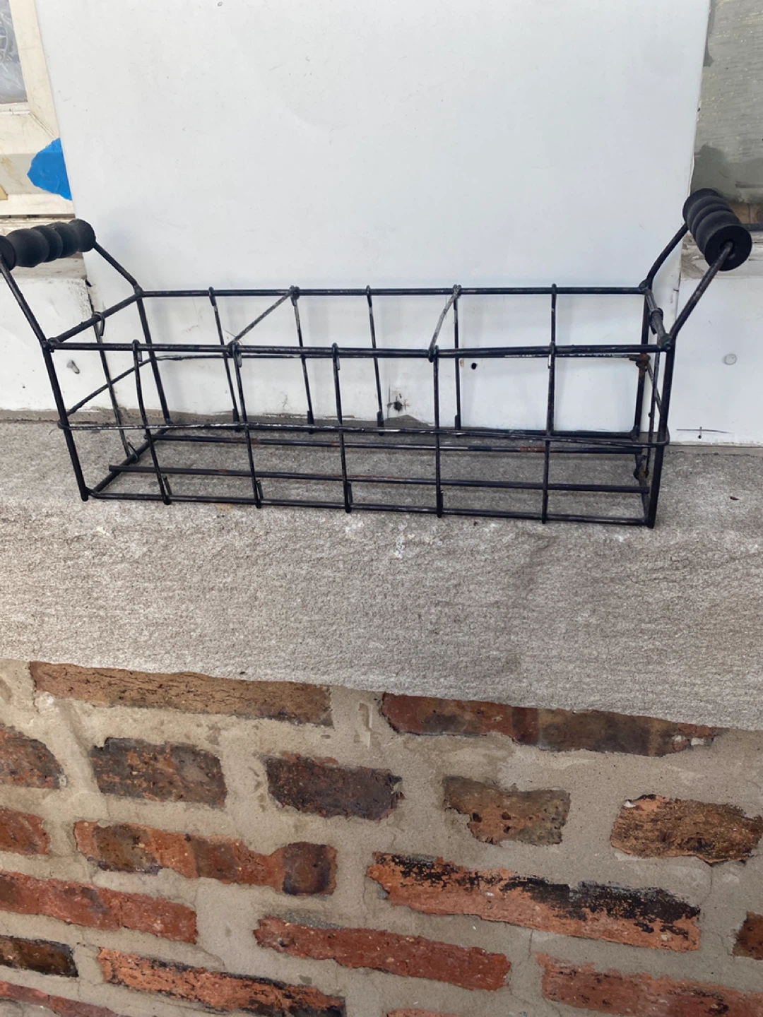 Vintage Metal Wire Bottle Carrier Caddy Holder 🥕 - photo 3
