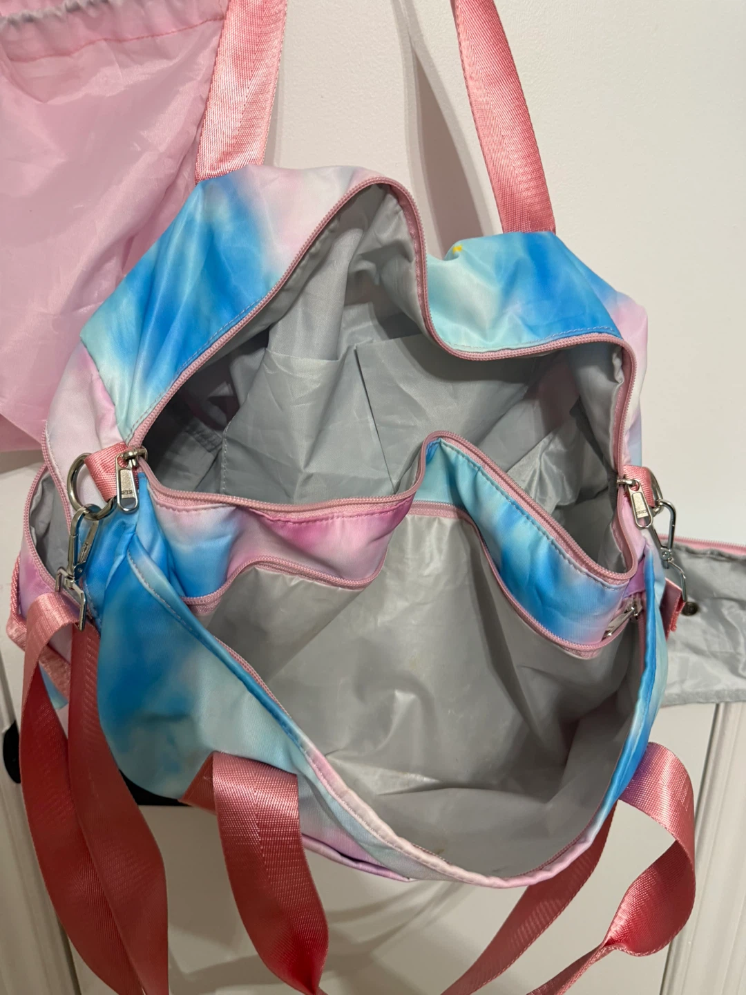 Blue Packable unicorn girls overnight bag - photo 2