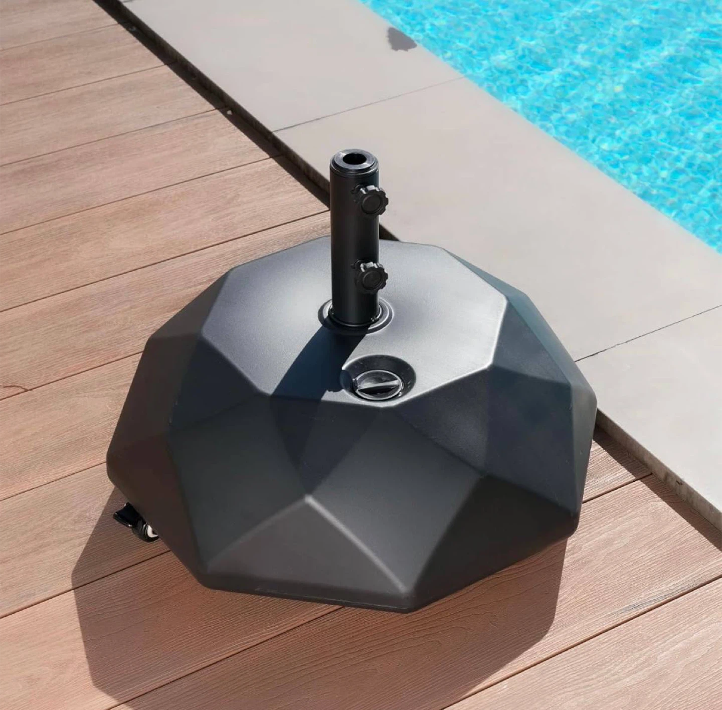 Heavy-Duty Patio Umbrella Base with Wheels – HOMSHADE H16 - photo 4