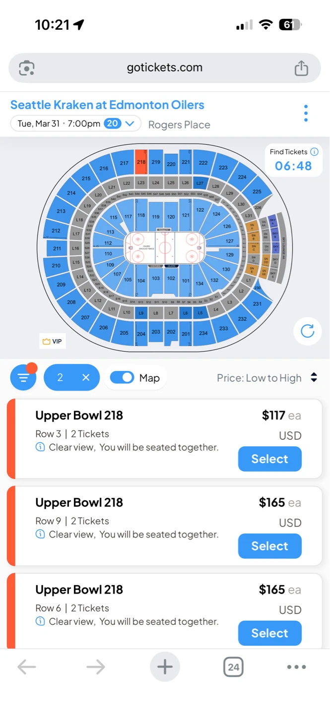 Edmonton Oilers vs Seattle Kraken Tickets - March 31, 2026 - photo 2