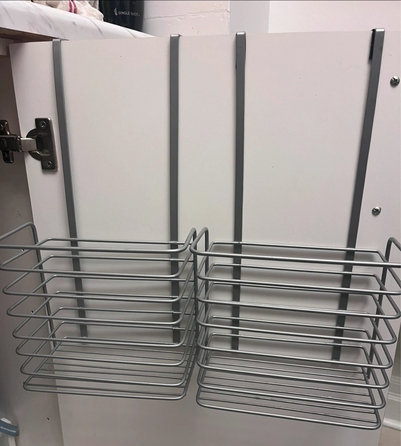 Set of 2 Over-the-Door Wire Baskets