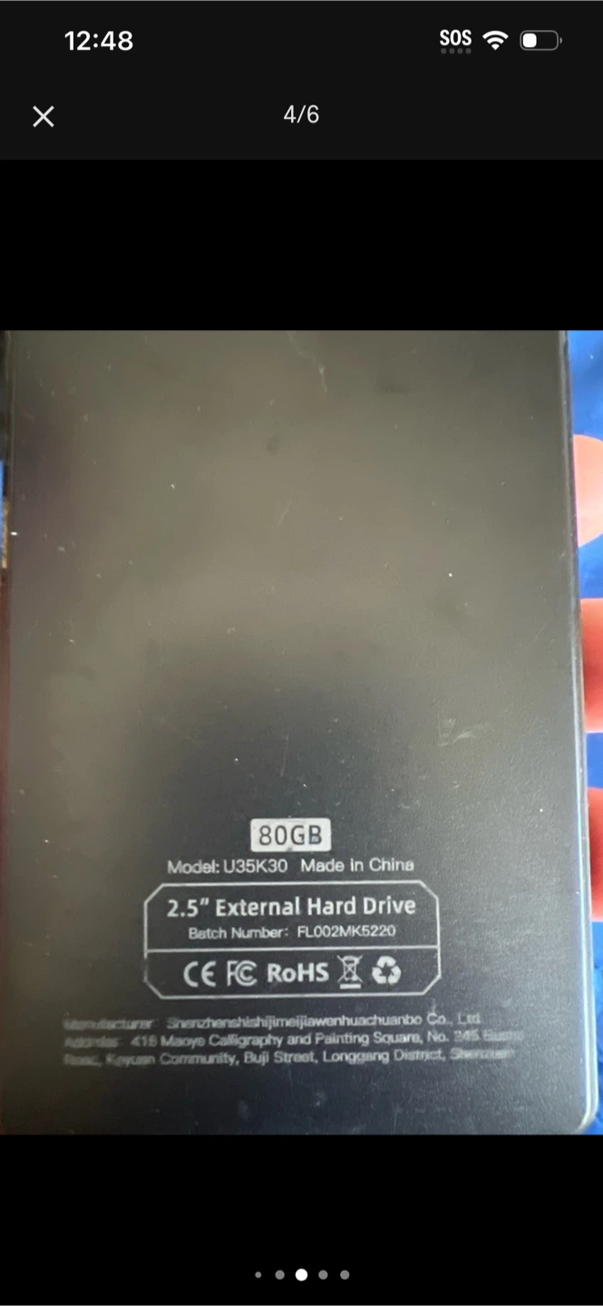 80GB External Hard Drive & USB Hub Bundle - photo 4