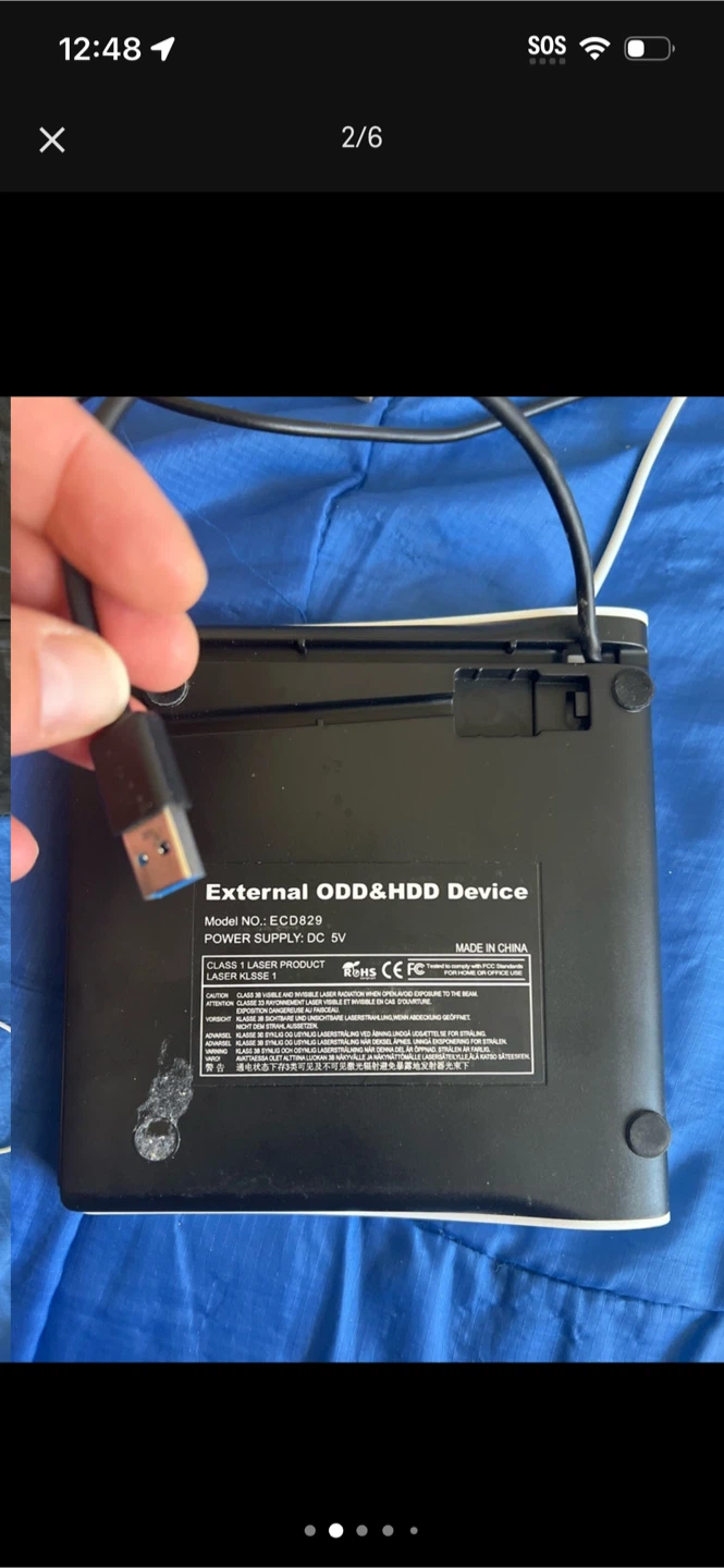 80GB External Hard Drive & USB Hub Bundle - photo 2