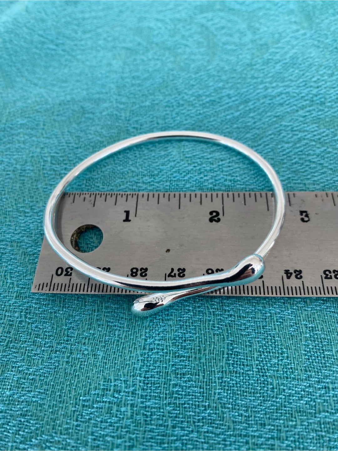 925 Silver Open Cuff Bracelet - photo 2