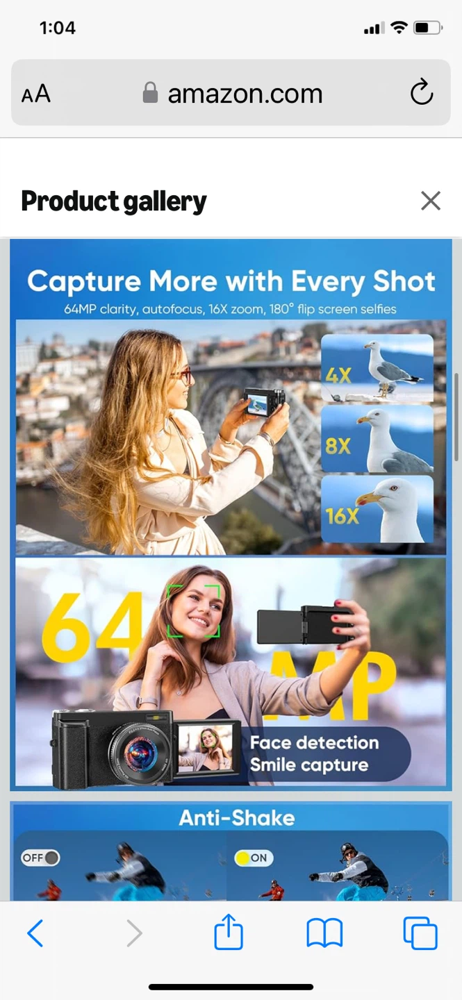 Big Sale- 4K Digital Camera with 16x Zoom and Flip Screen - photo 2