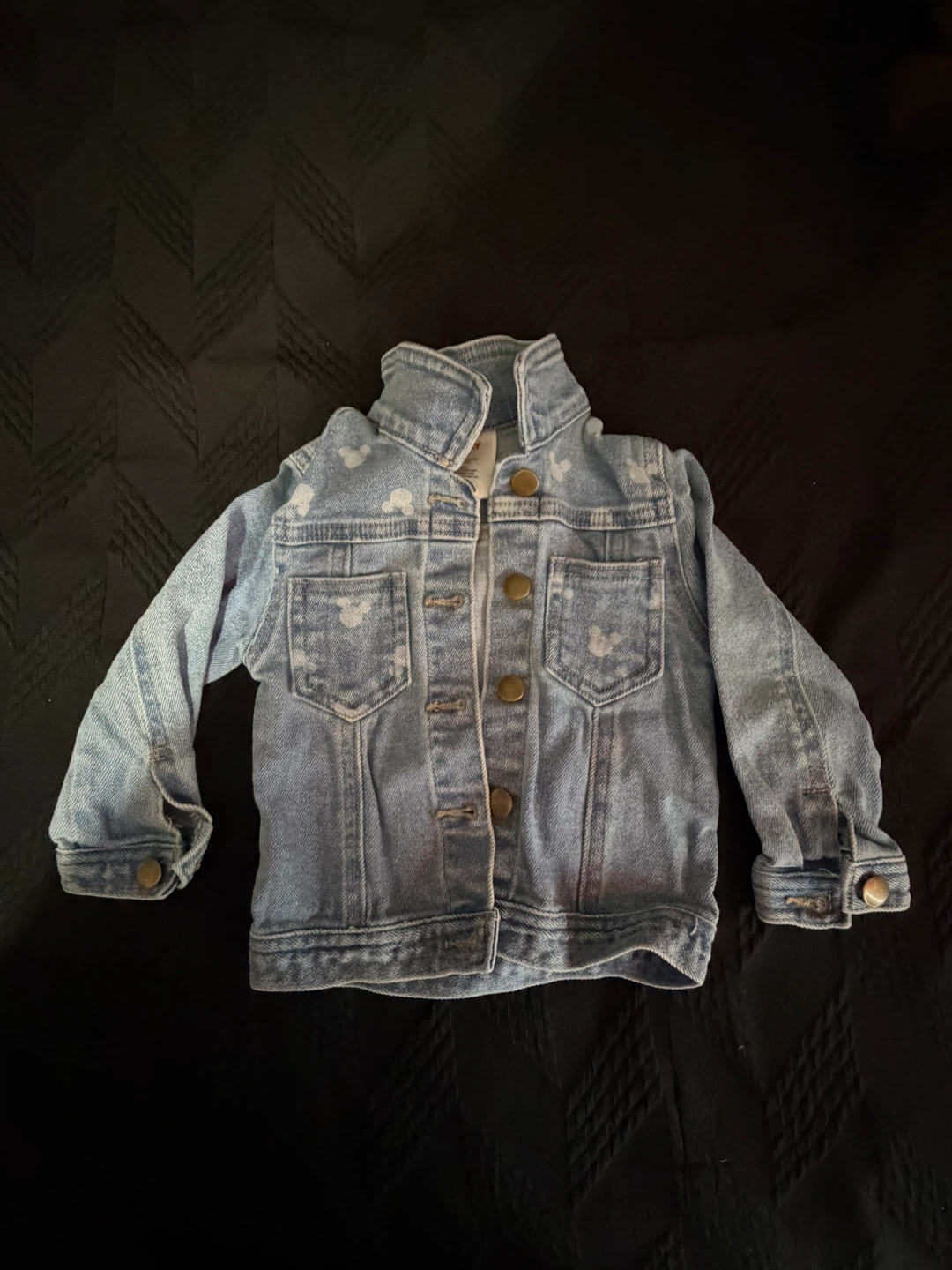 Kids Denim Jacket with Minnie & Mickey Mouse