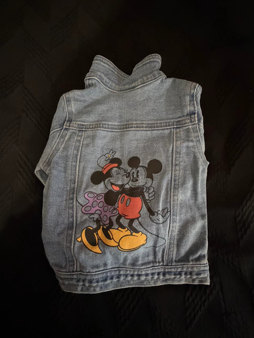 Kids Denim Jacket with Minnie & Mickey Mouse - photo 2